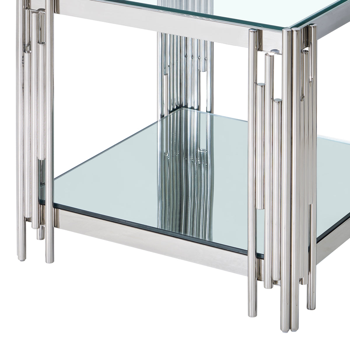 Estrel Large Accent Table (Silver)