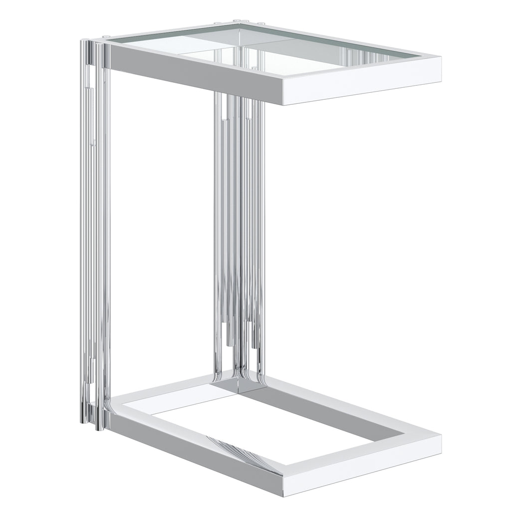 Estrel Small Accent Table (Silver)