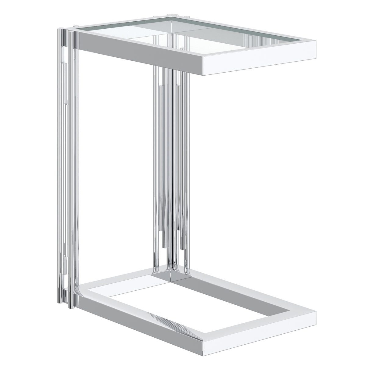 Estrel Small Accent Table (Silver)