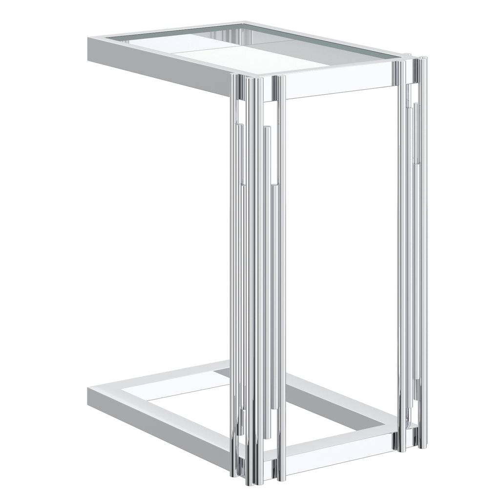 Estrel Small Accent Table (Silver)