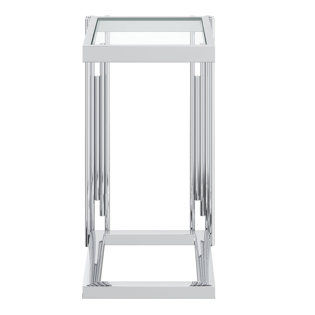 Estrel Small Accent Table (Silver)