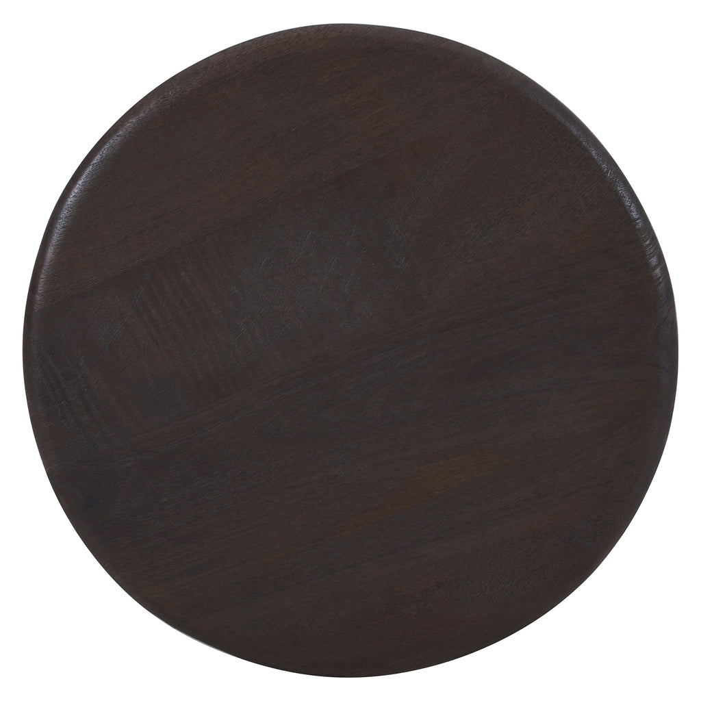Cabot Round Accent Table (Mocha)