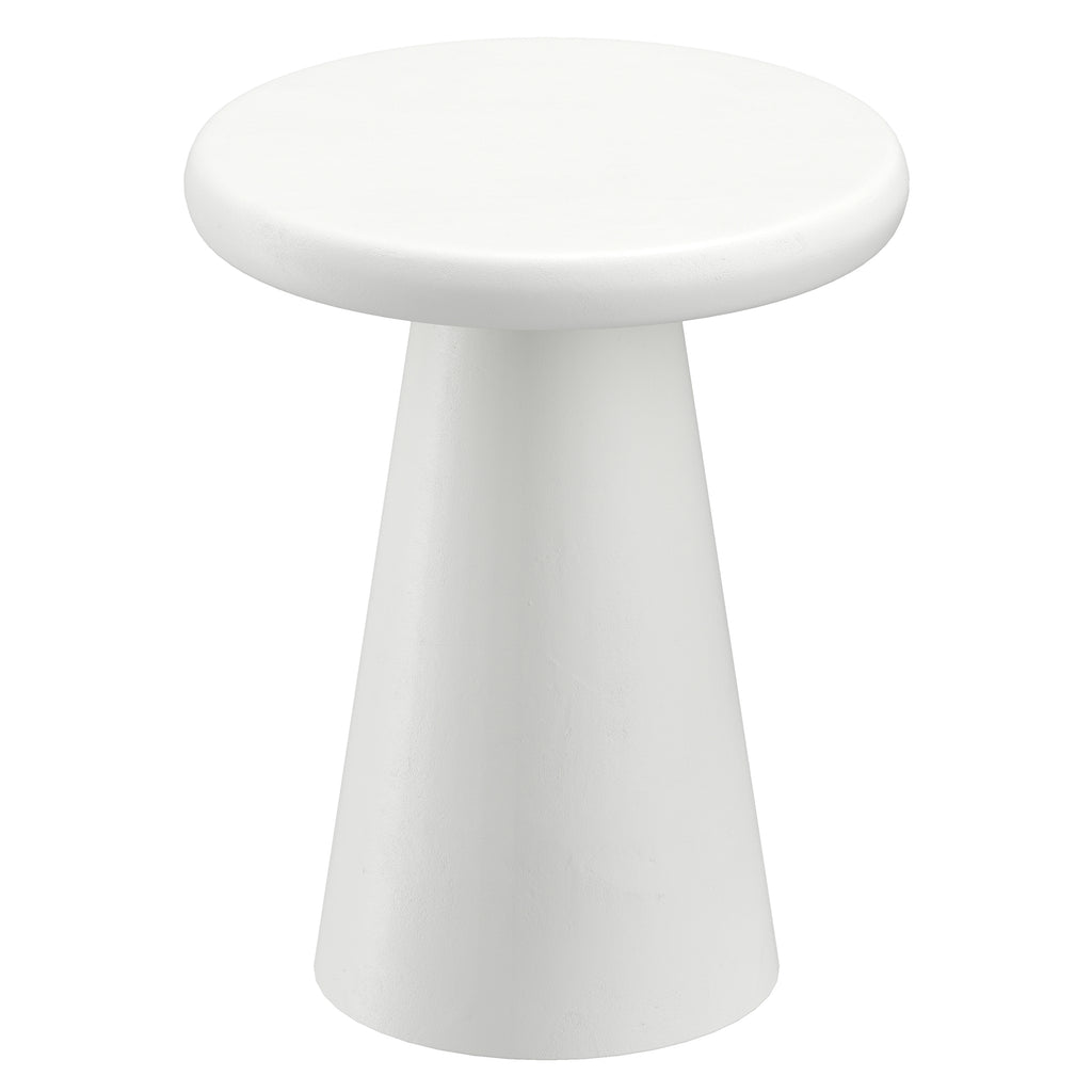 Galio Round Accent Table (White)
