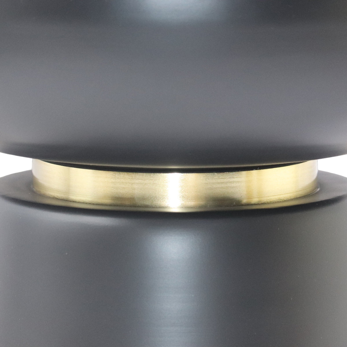 Alora Accent Table (Black and White and Brushed Gold)