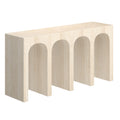 Atticus Console Table, 59″ (Travertine)