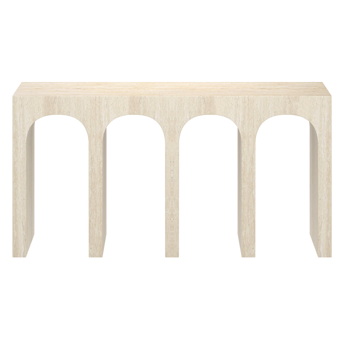 Atticus Console Table, 59″ (Travertine)