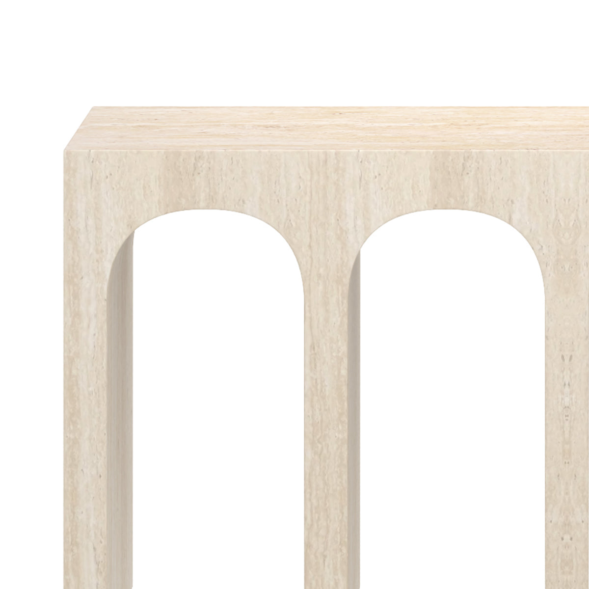 Atticus Console Table, 59″ (Travertine)