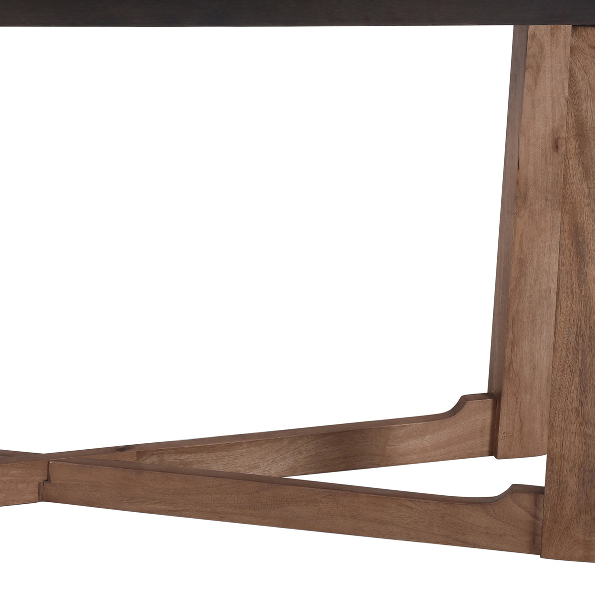 Merano Console Table, 58″ (Mocha and Walnut)