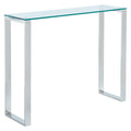 Zevon Console and Desk, 39.5″ (Silver)