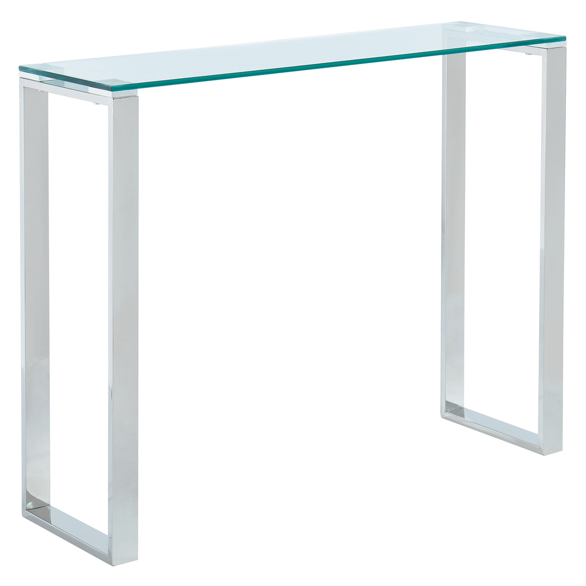 Zevon Console and Desk, 39.5″ (Silver)