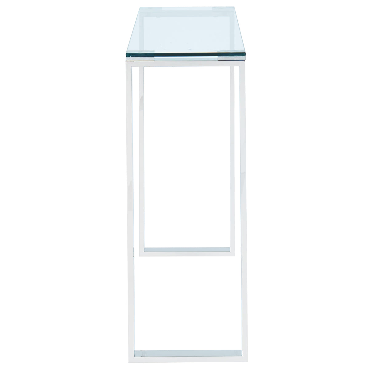 Zevon Console and Desk, 39.5″ (Silver)