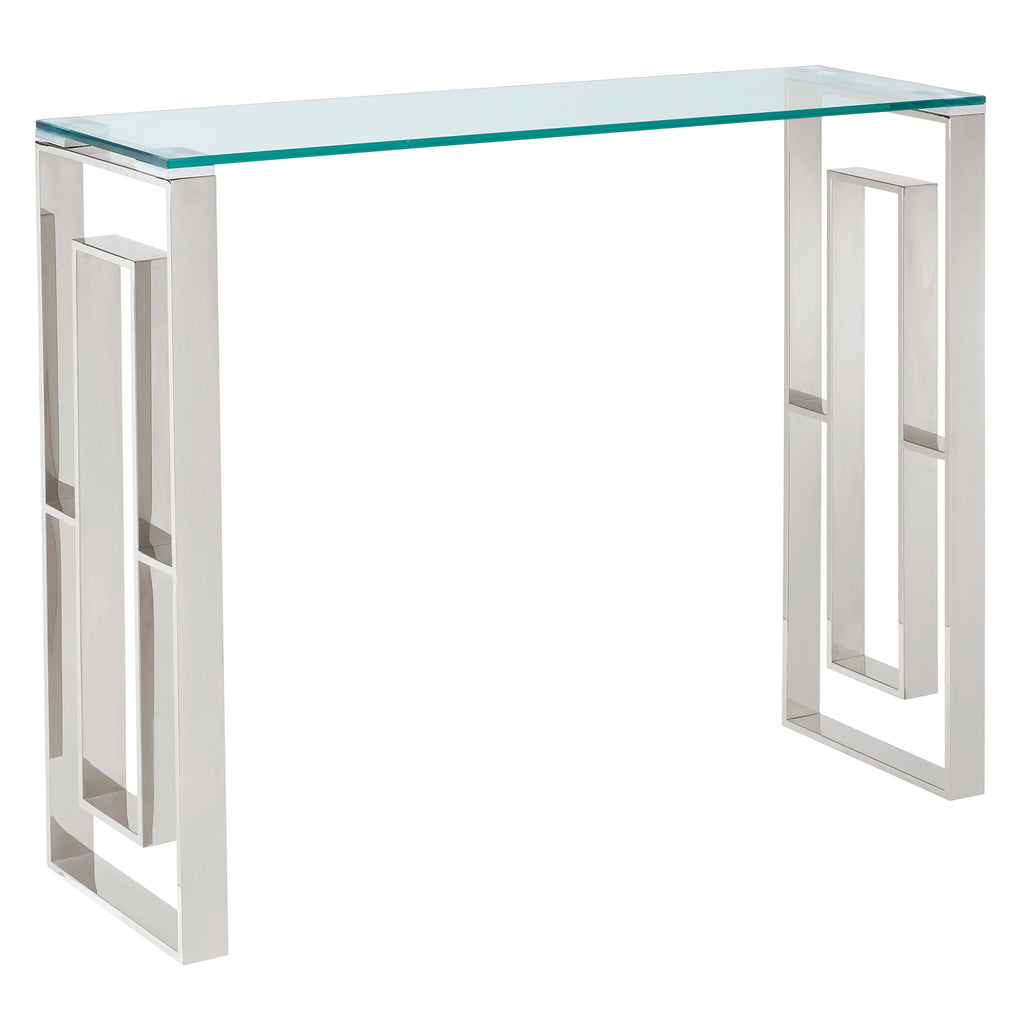 Eros Console and Desk, 39.5″ (Silver)