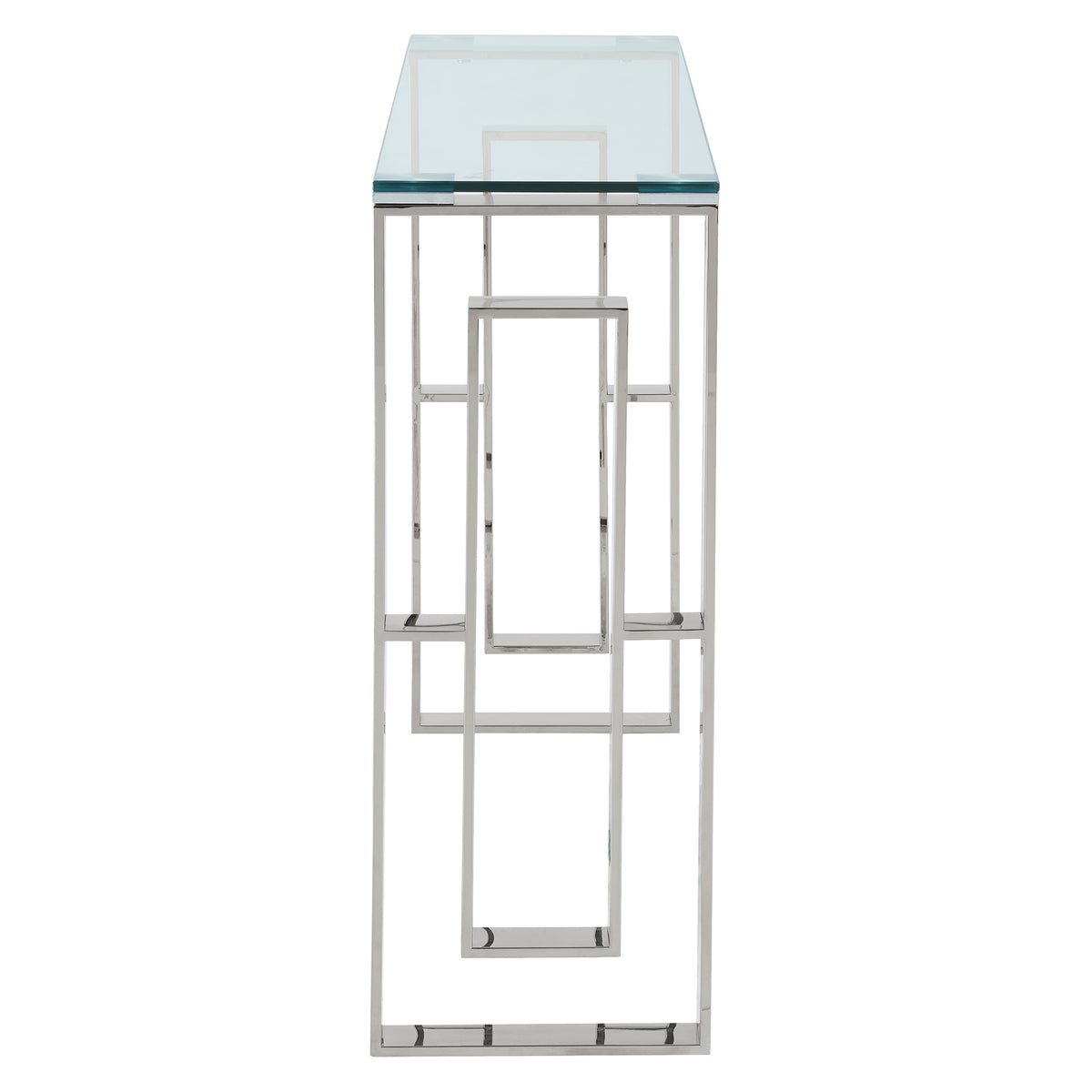 Eros Console and Desk, 39.5″ (Silver)