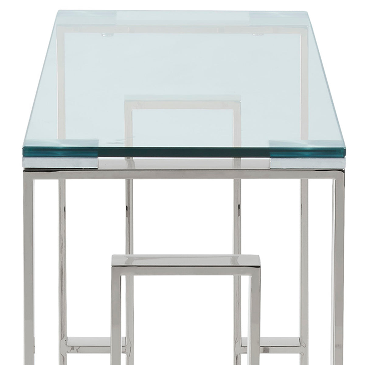 Eros Console and Desk, 39.5″ (Silver)
