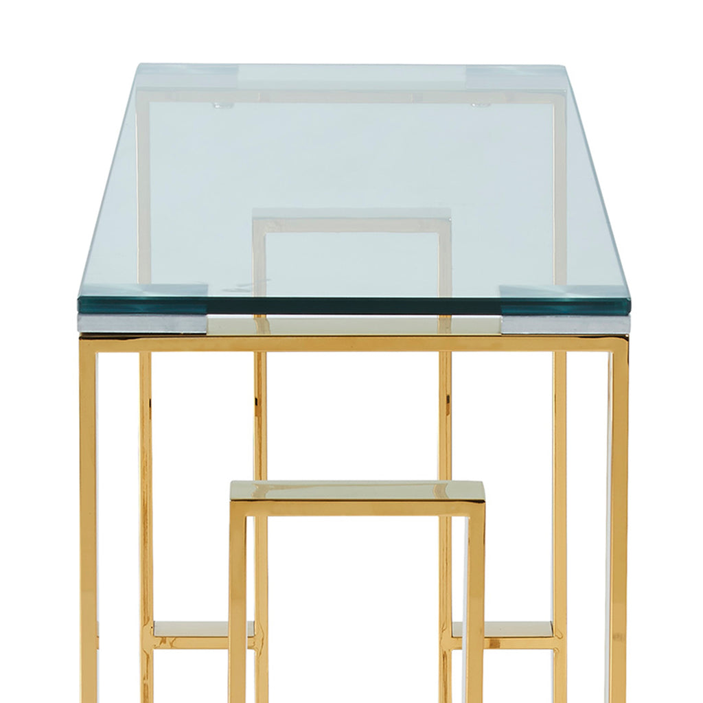 Eros Console and Desk, 39.5″ (Gold)