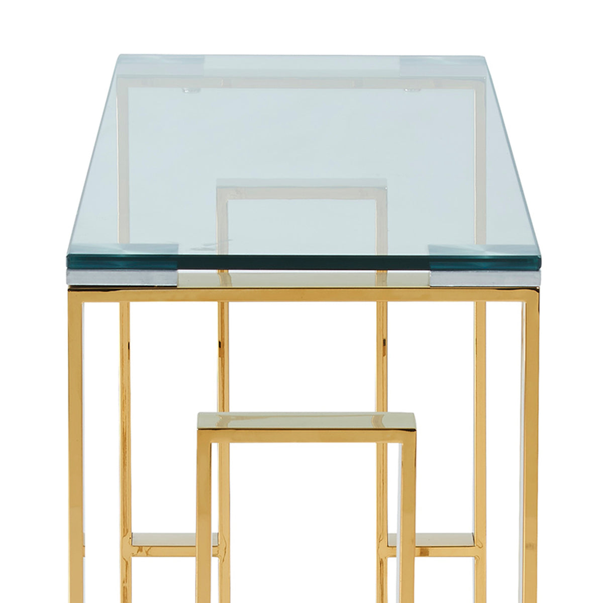 Eros Console and Desk, 39.5″ (Gold)