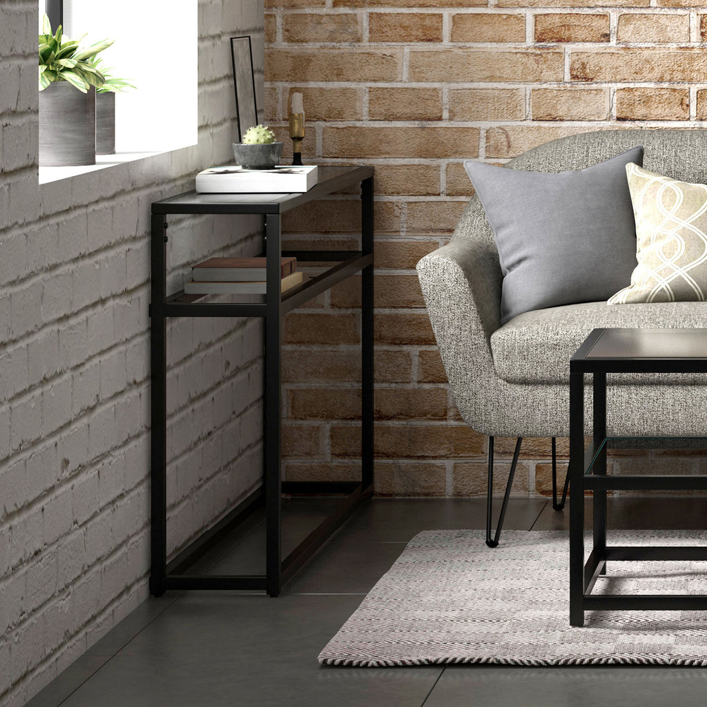 Quinn Console Table, 50.25″ (Black)