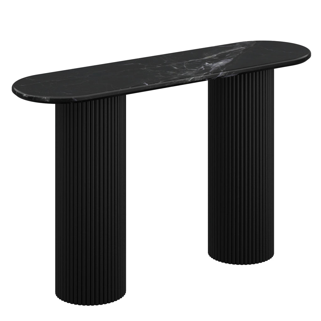 Jilsa Console Table, 50″ (Black and Black)