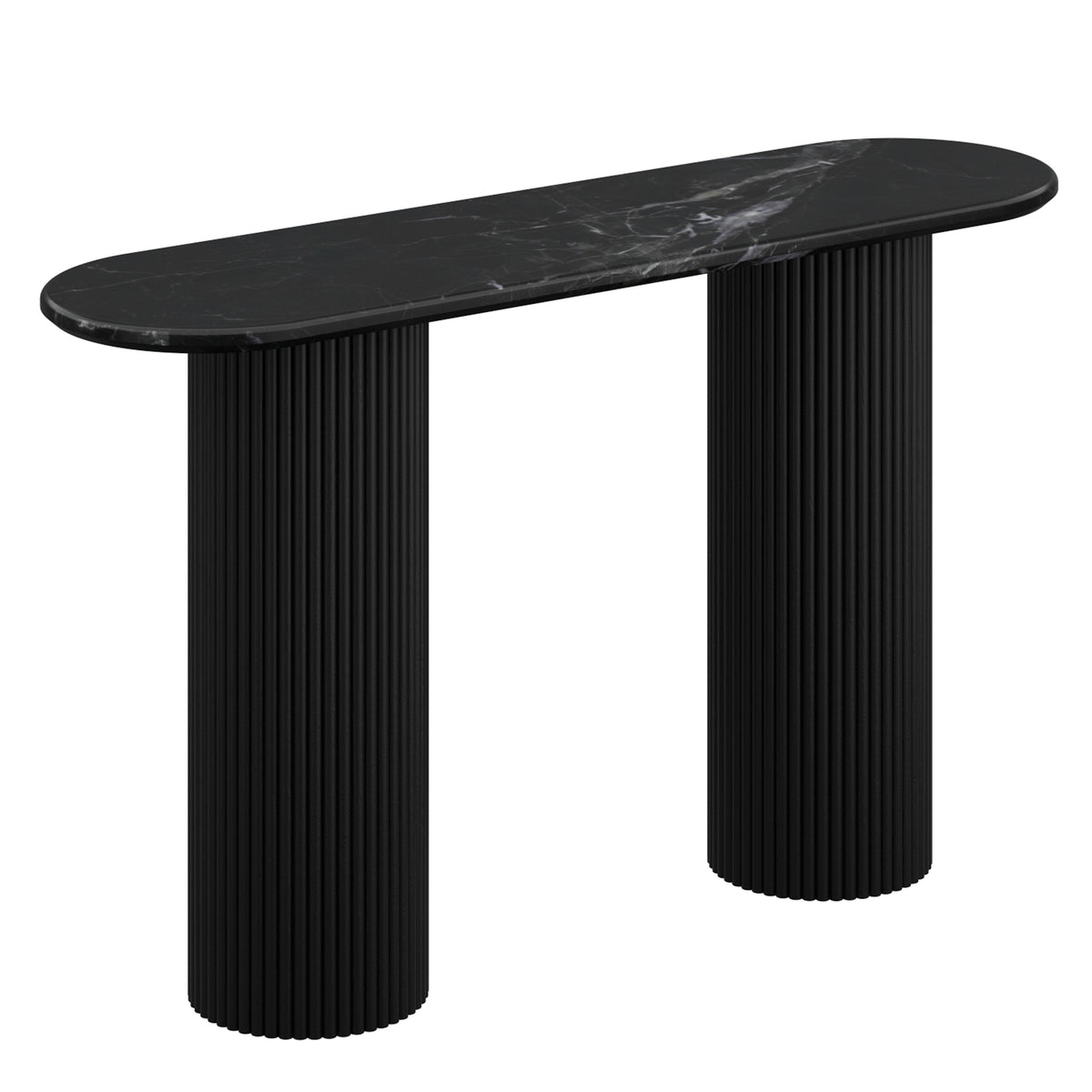Jilsa Console Table, 50″ (Black and Black)