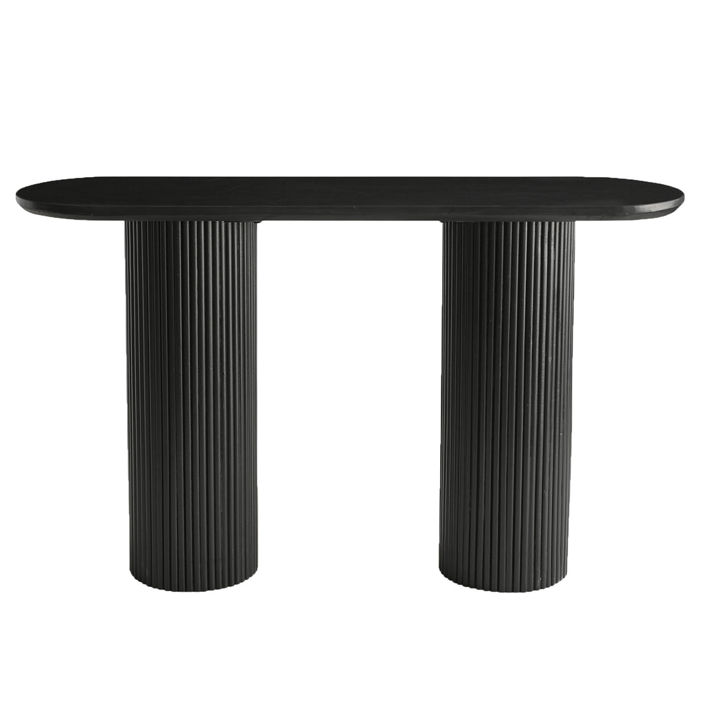 Jilsa Console Table, 50″ (Black and Black)