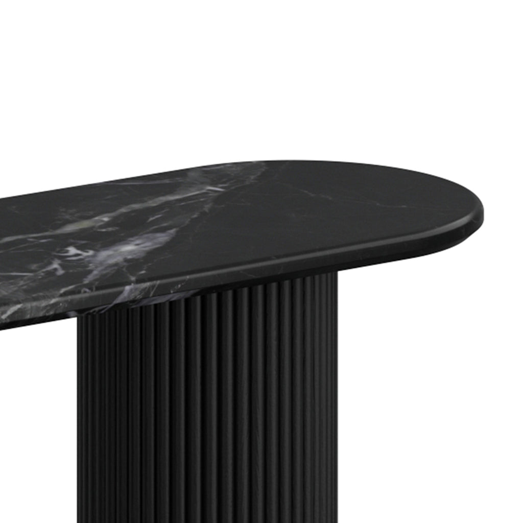 Jilsa Console Table, 50″ (Black and Black)