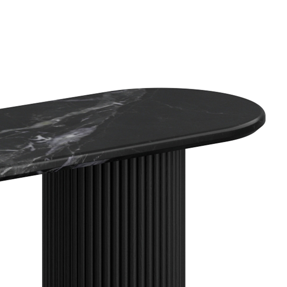 Jilsa Console Table, 50″ (Black and Black)