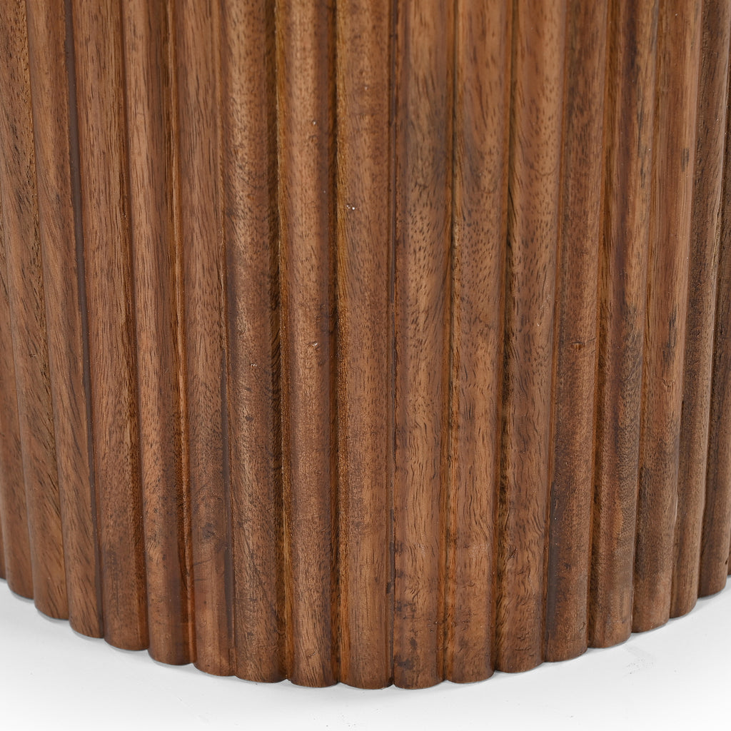Jilsa Console Table, 50″ (Walnut and White)