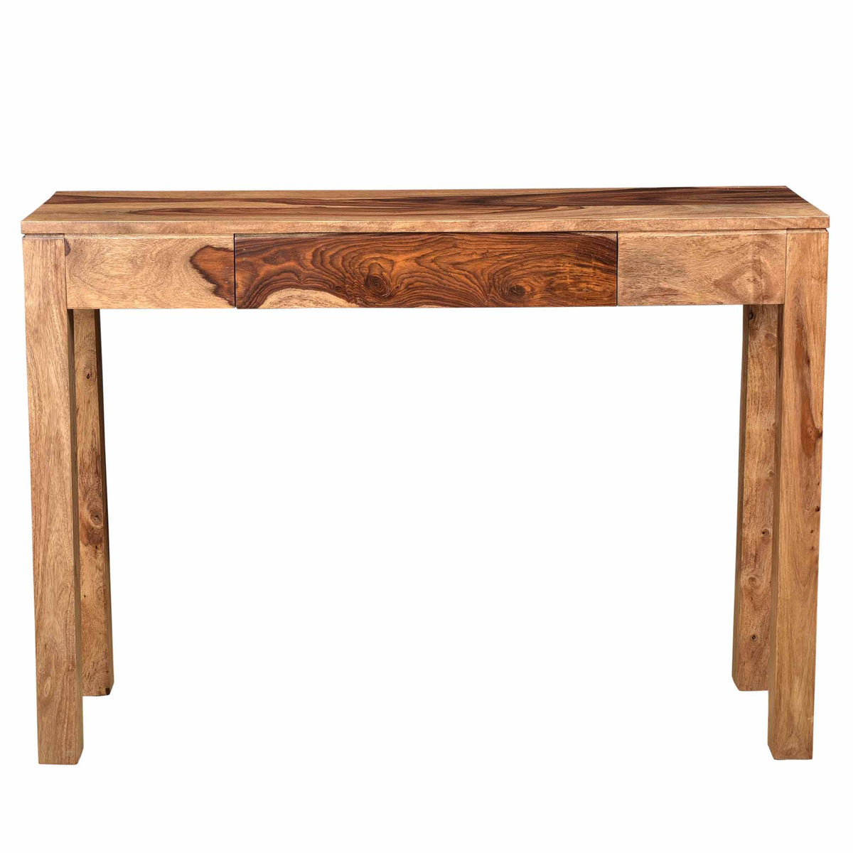 Idris Console and Desk, 42″ (Dark Sheesham)