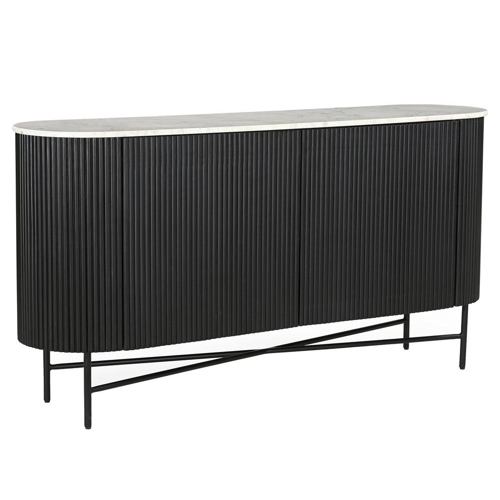 Reyna Sideboard, 57″ (Black and White)
