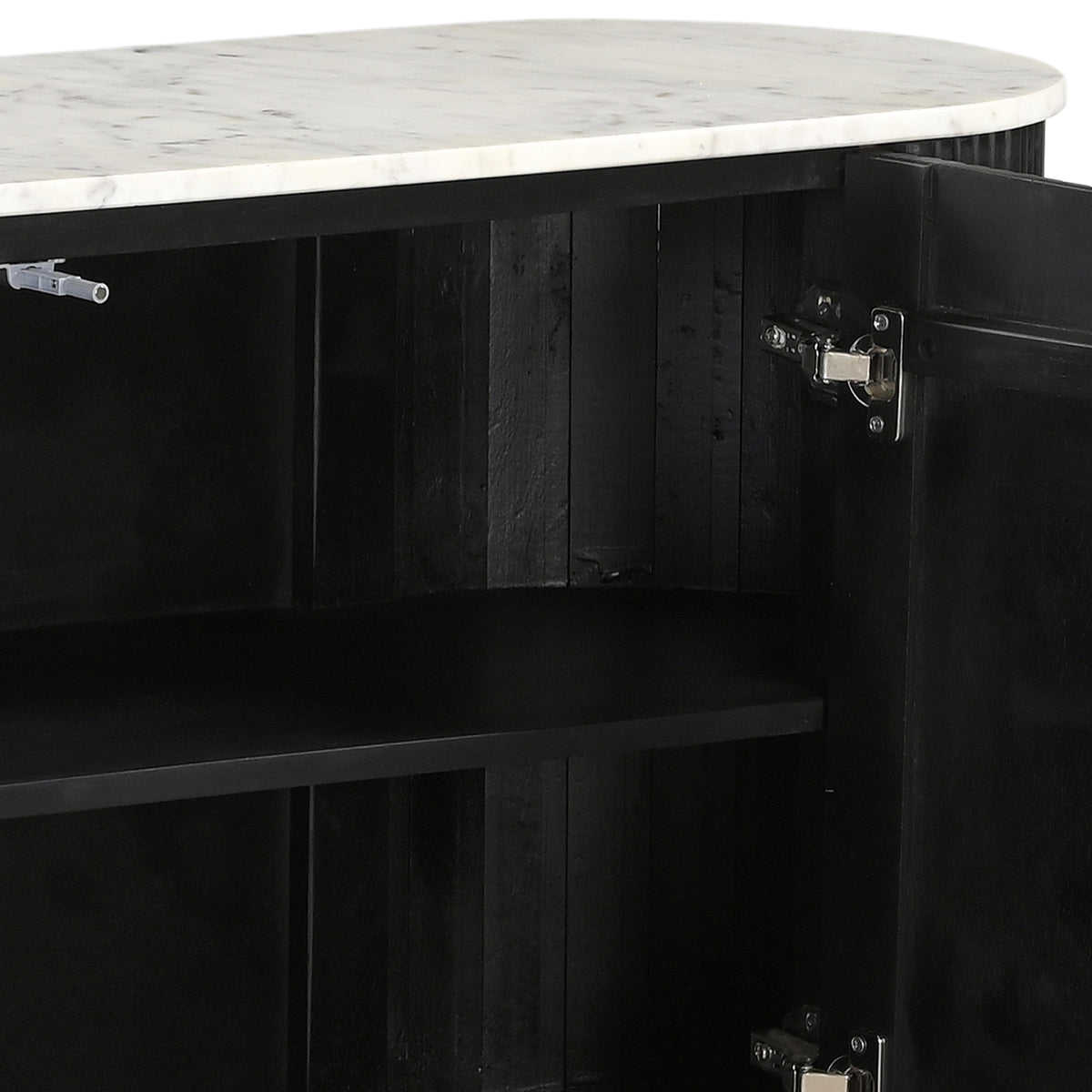 Reyna Sideboard, 57″ (Black and White)