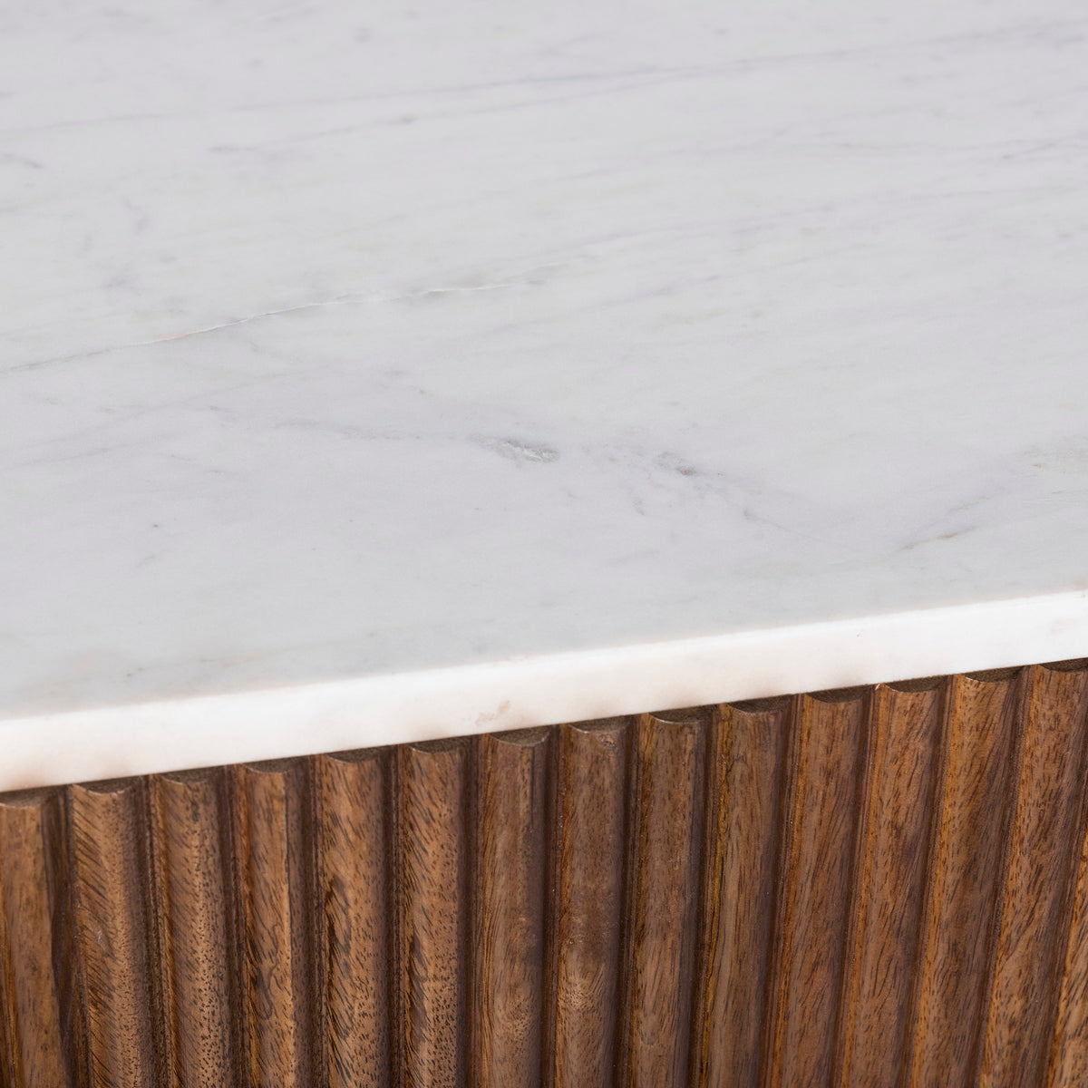 Reyna Sideboard, 57″ (Walnut and White)