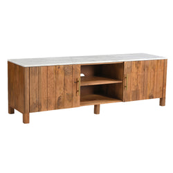 Camden Media Cabinet, 63″ (Walnut and White)