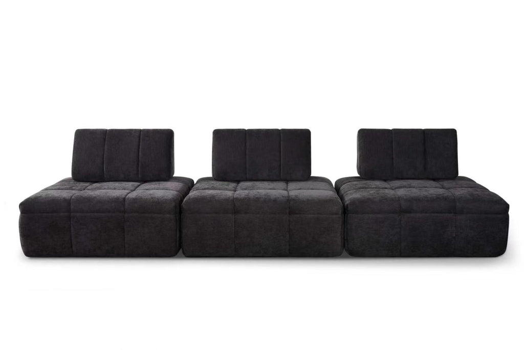 Modular Armless Chair (Black)