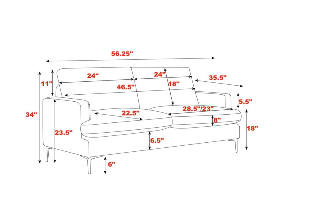Love Seat (Beige) - 240997