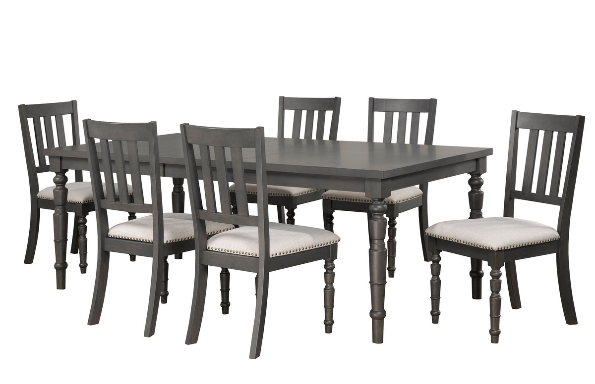 7-Piece Dining Set (Grey) - 5142-02