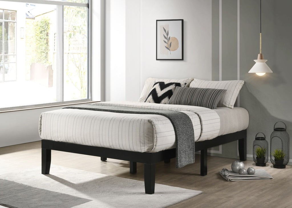 Addicus Full Platform Bed Frame (Black)