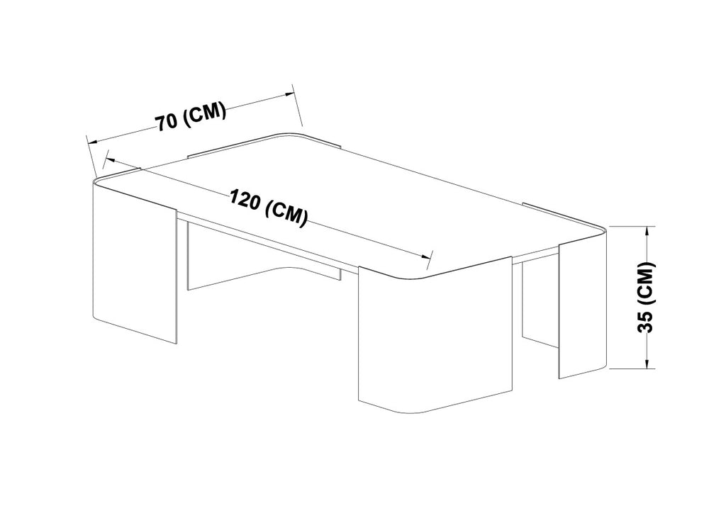 Coffee Table (Gold)