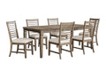 Cosette 7-Piece Dining Set (Walnut)