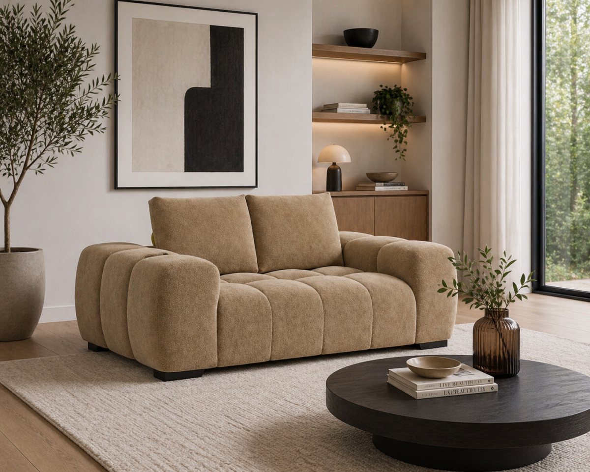 Love Seat (Taupe) - 922914