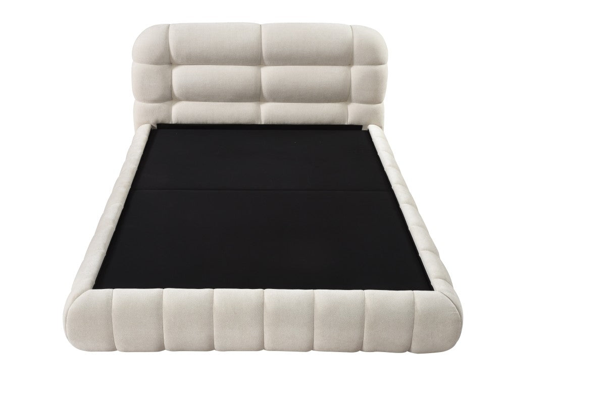 Queen Lift Bed Frame (Beige)
