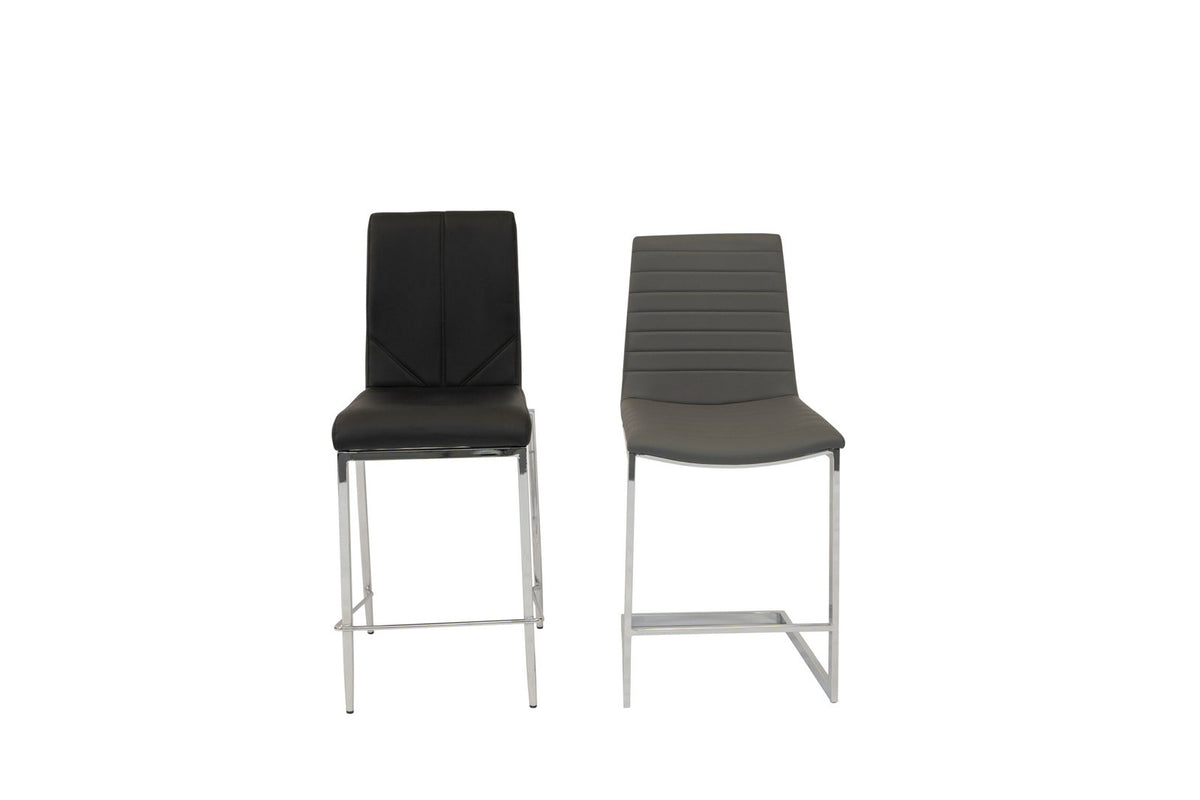 Britt Pub Chair – Silver