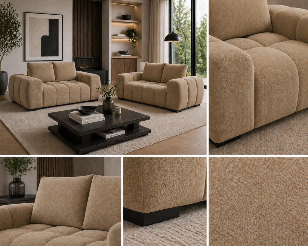 Love Seat (Taupe) - 922914