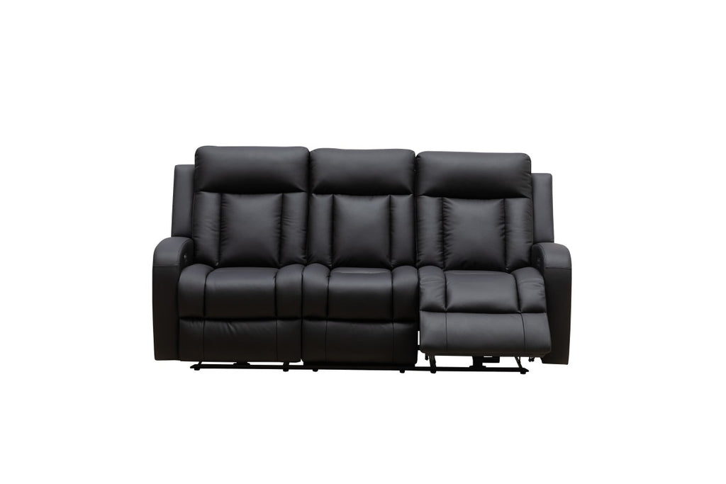 Power Recliner Sofa (Black)