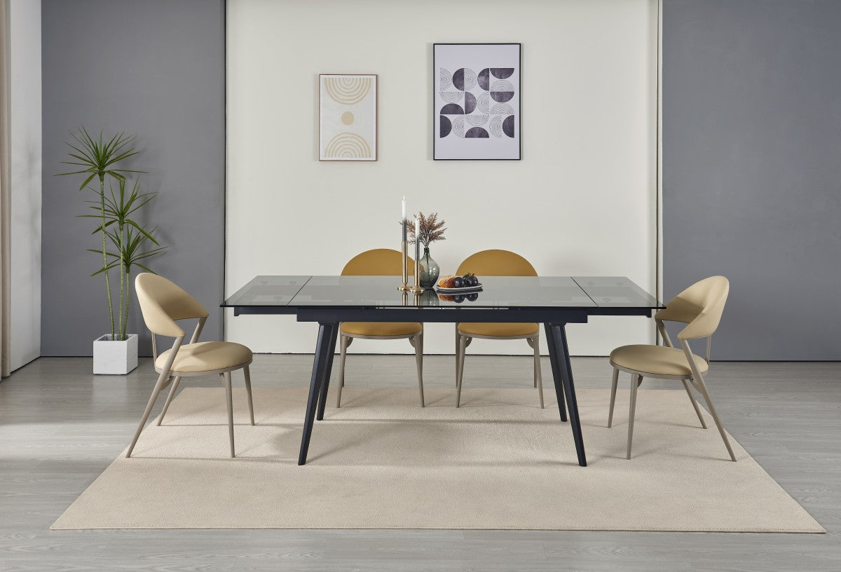 Makena Ext. Dining Table (Black)