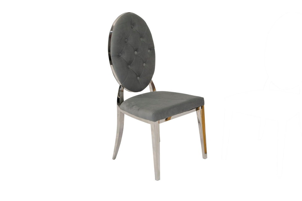 Juliet Dining Chair – Silver