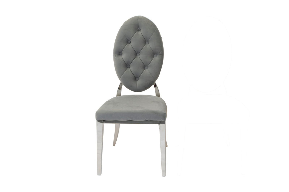 Juliet Dining Chair – Silver
