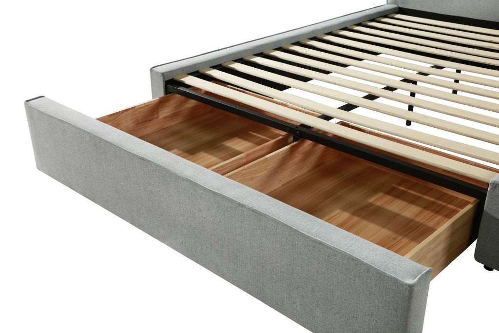 Queen Storage Bed (Blue)
