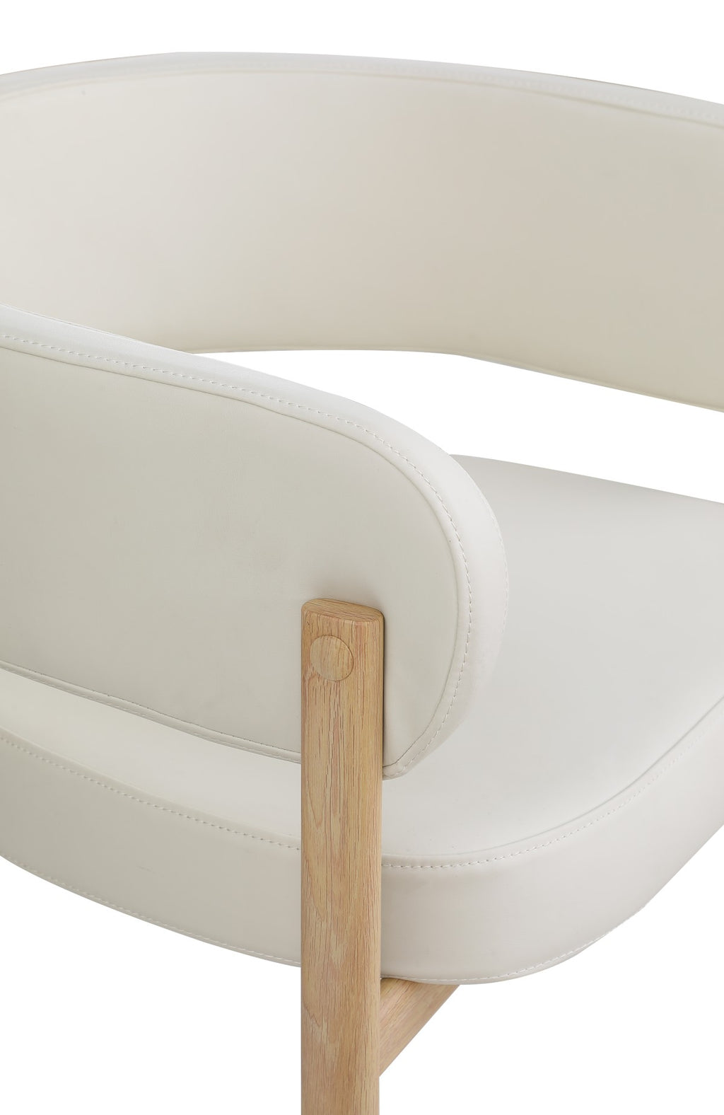 Belisse Dining Chair (Cream/Oak) (Set of 2)