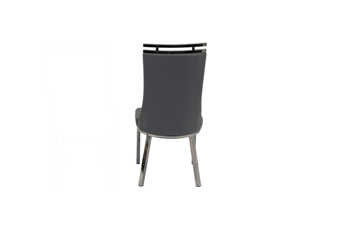 Capri Dining Chair – Black Nickel
