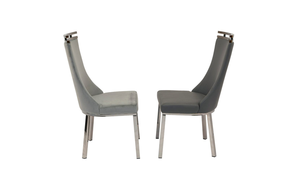 Capri Dining Chair – Black Nickel